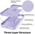 IceSword iPhone 12 Pro Max Case, Liquid Silicone Shockproof Cover, Lavender Purple, 6.7" Protective & Soft Microfiber Lining...