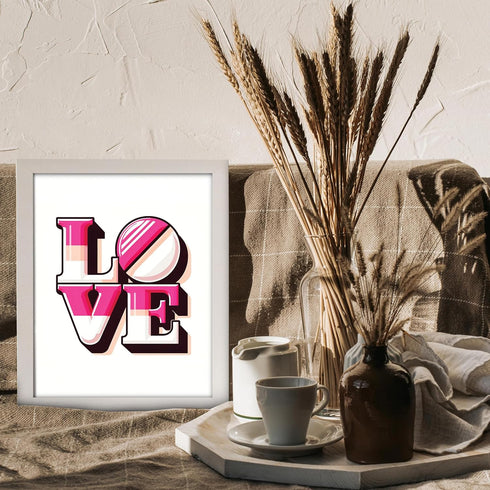 Posterizer 1 pcs-Lesbian Pride Flag-Love-Gay & LGBTQ Art-Abstract & Modern Art-Gift for LGBTQ, Queer, Gay, Bi, Lesbian- UNFRAMED Wall Art...