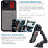 Dockem Silicone Wallet Case for iPhone 11 Pro Max (6.5"): Protective Card Case with Built-in Metal Plate for Magnetic Mounting & 2 Credit Card Hol...