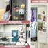 JUZARI 10 Pack 5x7 Magnetic Picture Frames for Refrigerator - Magnet Picture Frames for Fridge - Magnetic Photo Sleeves - Magnetic Photo Pockets -...