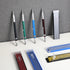 4 Pieces Welder Pencil with 60 Pieces Round Refills Mechanical Pencil Metal Marker Pen for Construction Workers, Metal Work, Welders, Plumbers, Fr...