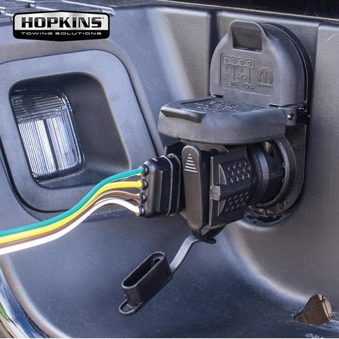 Hopkins Towing Solutions 47385 Multi-Tow 7 Blade to 5 Flat and 4 Flat Adapter...