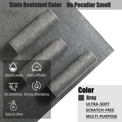 5pcs Thickened Magic Cleaning Cloth, Microfiber Magic Streak Free Miracle Cleaning Cloth, Reusable Glass Microfiber Cleaning Rag, All-Purpose Micr...