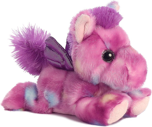 Aurora® Vibrant Bright Fancies™ Tutti Frutti Pegasus™ Stuffed Animal - Eye-Catching Fun - Delightful Cuddles - Purple 7 Inches...