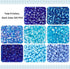 PH PandaHall 3600pcs 3mm Seed Beads, 8/0 Blue Waist Beads 8 Colors Ocean Sea Blue Friendship Craft Beads Small Pony Bead Mini Spacer Bead for Frie...