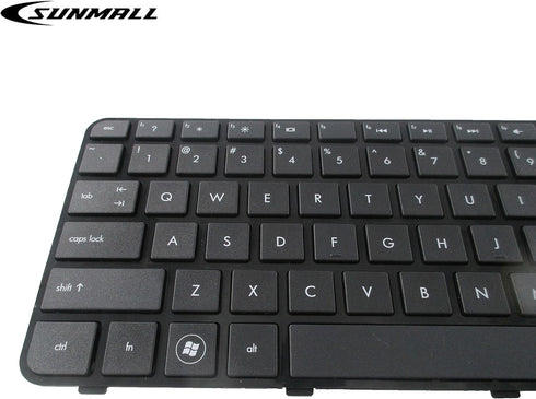 Replacement Keyboard with Frame Compatible with HP Pavilion G6-2000 G6-2100 G6-2200 G6-2300 G6T-2000 g6-2002xx g6-2010nr g6-2090ca g6-2106nr g6-21...