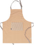 AMOUR INFINI Cotton Aprons for Women with Pockets Adjustable Strap and Waist Ties Reusable Printed Aprons for Baking, Cooking, Gardening (27.5 x 3...