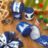 Christmas Wired Edge Ribbon 2.5 Inch 36 Yards Blue Black Buffalo Plaids Fabric Ribbon Xmas Tree Truck Reindeer Craft Ribbon for Holiday Wrapping D...