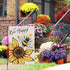 Bee Happy Garden Flag 12x18 Double Sided Vertical, Burlap Small Welcome Spring Summer Positive Garden Yard House Flags with Sunflower Decor Outsid...