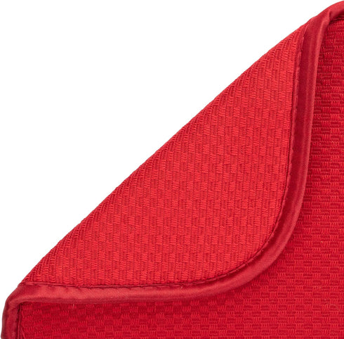 Absorbent, Reversible Microfiber Dish Drying Mat for Kitchen, 16 Inch x 18 Inch, Red...