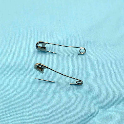 Curved Safety Pins for Quilting, Basting Pins, Size 2, 100-count...