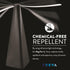 Treva Chemical Free Rechargeable Bug Fan Fly Deterrent with Holographic Blades to Clear Bugs, Mosquitoes, and Flies…...