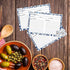 Recipe Cards 4" X 6" Double-Sided Premium Thick Card Stock Great Gift for Amateurs or Experienced Chefs (Pack of 50) (Blue)...