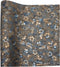 David accessories Butterfly Gragonfly Flowers Bump Texture Faux Leather Sheet 1 Pc 11" x 55" (30x140cm) Printed Faux Leather Fabric Sheet for DIY ...
