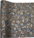 David accessories Butterfly Gragonfly Flowers Bump Texture Faux Leather Sheet 1 Pc 11" x 55" (30x140cm) Printed Faux Leather Fabric Sheet for DIY ...