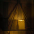 Outdoor Waterproof Flameless Candle with Timer - Flickering Large Plastic Battery Operated LED Lantern Light Bright Resin Electric Pillar for Outs...