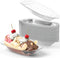 Avant Grub Super Fun, Recyclable 8oz Plastic Banana Split Boats 50 Pack. Durable, Disposable Ice Cream Sundae Dishware Bowl. Perfect Plastic Cups ...