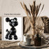 Posterizer 1 pcs-Cute black balloon animal-Dog-Kids Room Art-Comedy Art-Gift for Daughter, Son, Kids- unframed wall art...