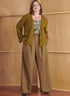 Simplicity Misses' Pleated Wide Leg Pants, Camisole and V-Neck Cardigan Sewing Pattern Kit, Design Code S9826, Sizes 30W-32W-34W-36W-38W, Multicol...