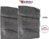 A1BakerySupplies Polyester Non-Woven Reusable Color Tissue Paper 20 x 26 Inches - 10 Sheet Pack (Black) Wrapping for Flowers & Bouquet...