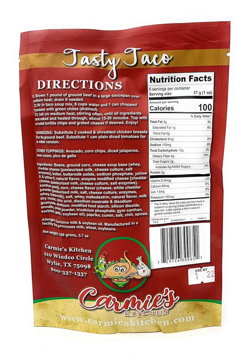 Carmie's Kitchen (Tasty Taco Soup Mix)...