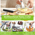 Spring Chef Dough Blender & Pastry Cutter Tool, Stainless Steel Pastry Blender & Bench Scraper for Pizza, Nut, Pie - Multipurpose Dough Cutter & S...