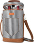 Tirrinia 2 Bottle Wine Gift Tote Carrier - Leakproof & Insulated Padded Versatile Wine Cooler Bag for Travel, BYOB Restaurant, Wine Tasting, Party...