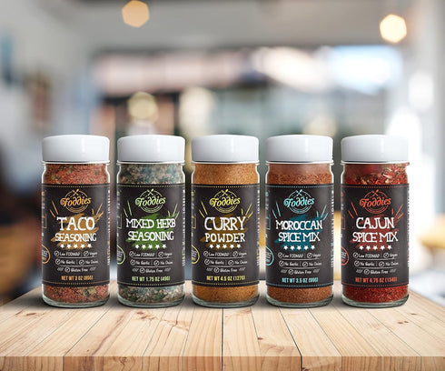 Foddies Fajita Seasoning, Low FODMAP, Gluten Free, No Onion No Garlic, Vegan, Plant Based, IBS Friendly...