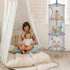 Libeder Mesh Hanging Storage Space Saver Bags Organizer,Foldable Storage Organizer 3/4/5 Compartments Toy Storage Basket for Kids Room Bathroom 2 ...