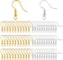 Bylion 400 Pieces Stainless Steel Earring Hooks, Fish Hooks Ear Wires French Wire Hooks, Coil and Ball Style Nickel-Free Ear Wires for Jewelry Mak...