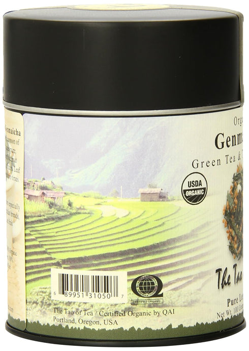 The Tao of Tea, Genmaicha Green Tea And Toasted Rice, Loose Leaf, 3.5 Ounce Tin...