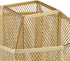 Annova Mesh Desk Organizer Rotate with 5 Compartments Spinning Tidy Candy/Pen Holder Office, Art Supply, Storage, Classroom, Home (Gold)...