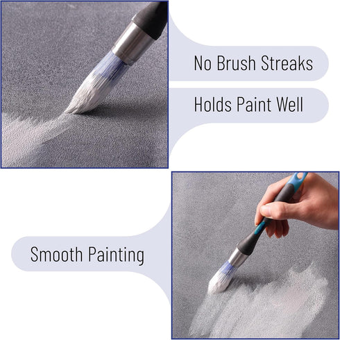 Bates- Trim Brush, 0.75-Inch, Trim Paint Brush, Small Paint Brush, Trim Brushes for Painting, Small Brushes for Painting, Paint Brush for Trim, Pa...