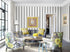 Erfoni Grey and White Wallpaper Striped Contact Paper Peel and Stick Wallpaper Modern Self Adhesive Contact Paper 17.7"x118" DIY Wallpaper Striped...