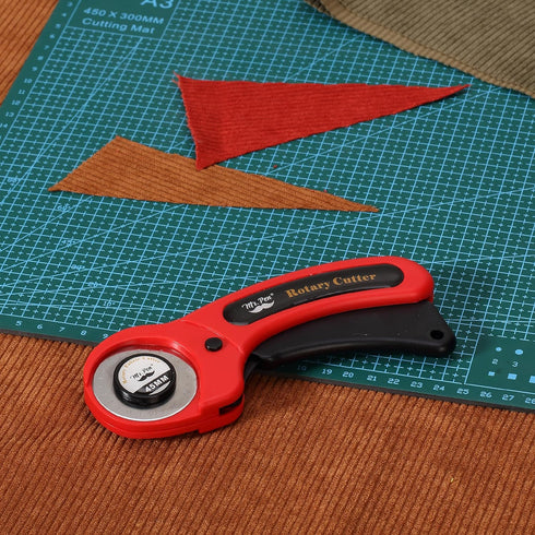 Mr. Pen- Rotary Cutter for Fabric with 1 Extra Blade, 45mm, Fabric Cutter Wheel, Fabric Rotary Cutter, Rotary Fabric Cutter, Sewing Rotary Cutter,...