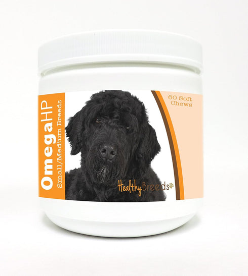 Healthy Breeds Portuguese Water Dog Omega HP Fatty Acid Skin and Coat Support Soft Chews 60 Count...