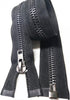 Leekayer #10 24 Inch Metal Zipper Black Nickel 60cm Separating Zipper for Sewing Crafts Jacket Coat Bags Dress Vest Luggage DIY Handmade Replaceme...