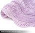Chardin home Lavender Crochet Bathrug,100% Cotton Round bathmat with artisanally Handcrafted Crochet Border, 24 Inch Diameter, Perfect for Half Ba...