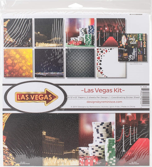 Reminisce VE-200 Vegas Scrapbook Collection Kit...