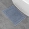 Jean Pierre - Stonewash Racetrack Bath Rug, Cotton, Premium Bathroom Decor, Machine Washable, Highly Absorbent, Measures 17" x 24", Washed Blue...