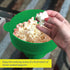 Microwave Popcorn Popper with Lids - Silicone - No Oil or Butter Required - Collapsible Bowls - BPA-Free - Movie Night Supplies - Green...