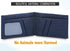 Microfiber Waterproof RFID Slim Bifold Wallet for Men - Minimalist Front Pocket Card Holder Holds up to 10 Cards and Cash, Denim Blue...