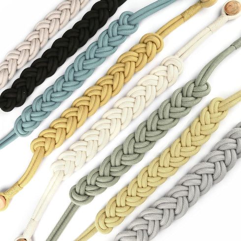 BEL AVENIR Curtain Tiebacks Magnetic Woven Curtain Holdback Drapery Tie-back (Blush-2Pack)...