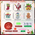 Diamond Painting Hanging Swirl Decorations 6Pcs Xmas Diamond Art Hanging Swirls Ceiling Gingerbread Man Snowman Hanging Swirls for Party Supplies ...