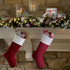 Haute Decor The Original MantleClip Stocking Holder, 4 Pack (Silver) Hang Christmas Stockings, Lights, Garland securely from Fireplace mantels and...
