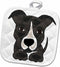 3D Rose Funny Grey Pitbull Puppy Dog Cartoon Pot Holder, 8 x 8...