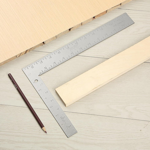 Mr. Pen- Framing Square, 8 inch x 12 inch, Silver, Carpenter Square, Carpenters Square, Right Angle Ruler, Framing Tools, L Shape Ruler, Metal Squ...