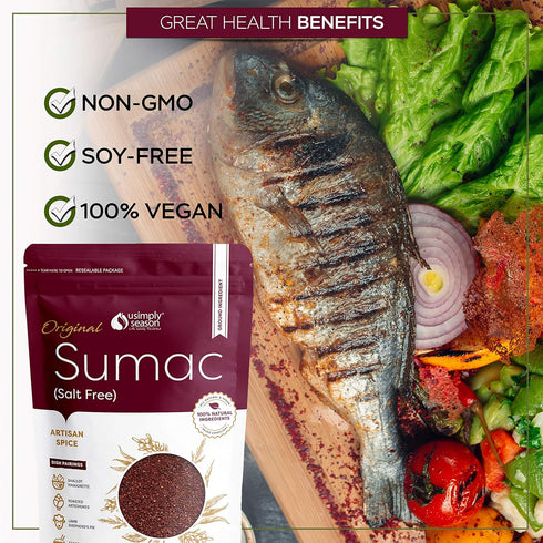 USimplySeason Sumac Spice (Original Powder, 8 Ounce)...