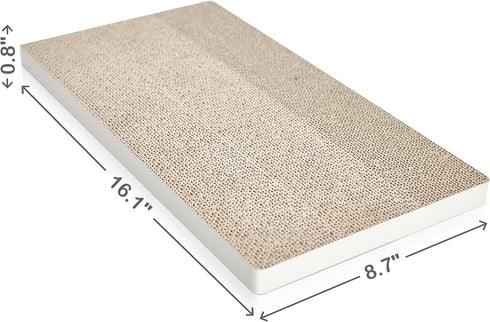 Way Basics Cat Scratcher Scratch Pad Lasts 5x Longer (Free Silvervine Catnip)...