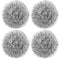4pcs Wire Ball Pot Brush Stainless Steel, Reusable Cleaning Brush for Kitchen Cleaning Pots and Bowls, Wire Brush for Cleaning Dishes, Pans, Pots,...